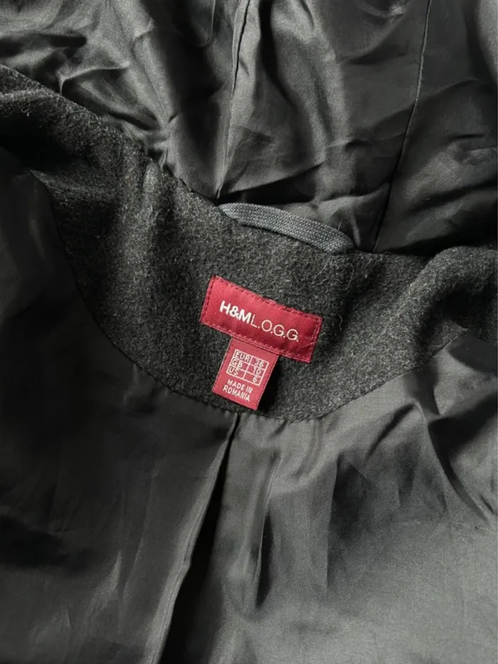 Manteau long laine/cachemire H&M - photo numéro 5