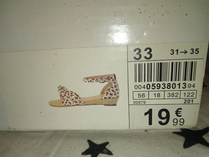 Sandales tissu fleurs rouges Liberto talons tressé - photo numéro 10