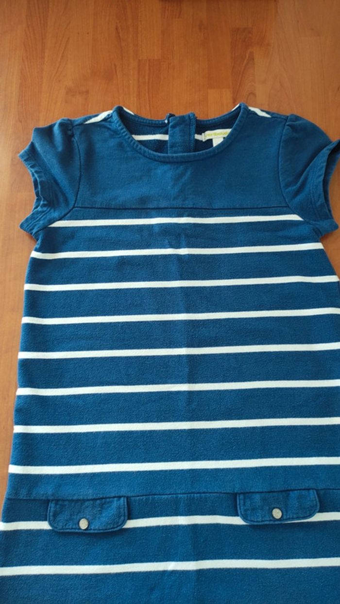 Robe courte à rayures taille 10 ans Verbaudet - photo numéro 2