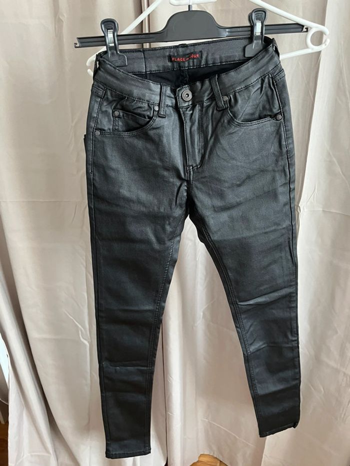 Jean skinny enduit place du jour taille 34