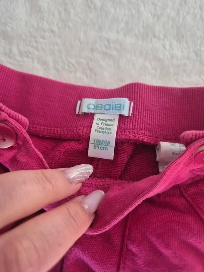 Jogging rose obaibi 18 mois - photo numéro 3