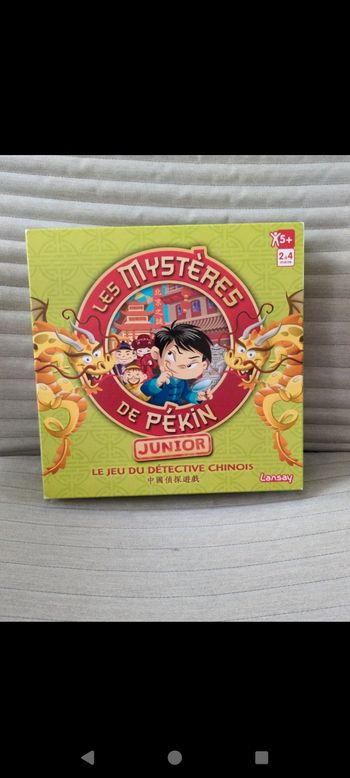 Jeu Les mystères de Pékin junior