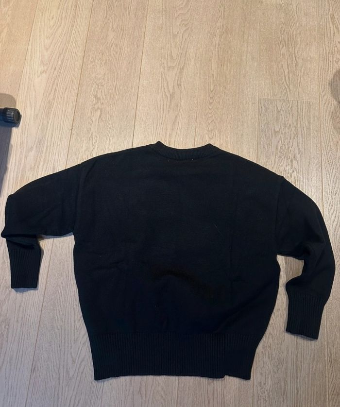 Pull ami paris noir a col rond - photo numéro 2