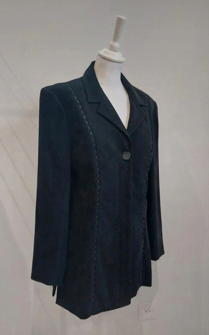 Ensemble tailleur deux pièces noir femme taille 40 - photo numéro 7