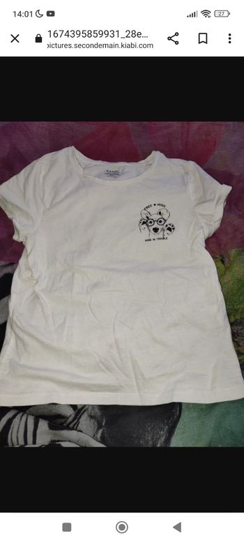 T shirt manche courte