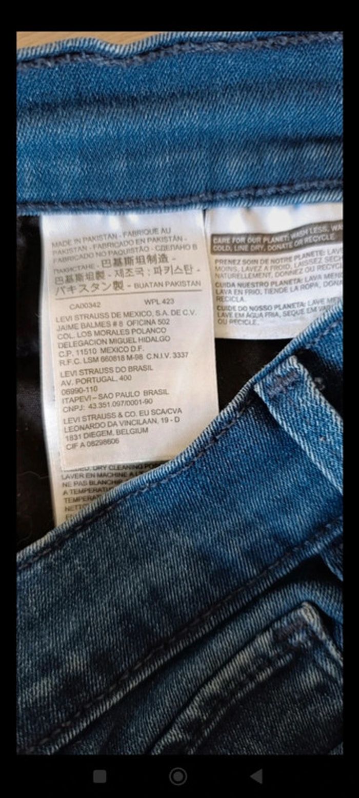 Jeans levis femme 710 super skinny W26 L30 - photo numéro 6