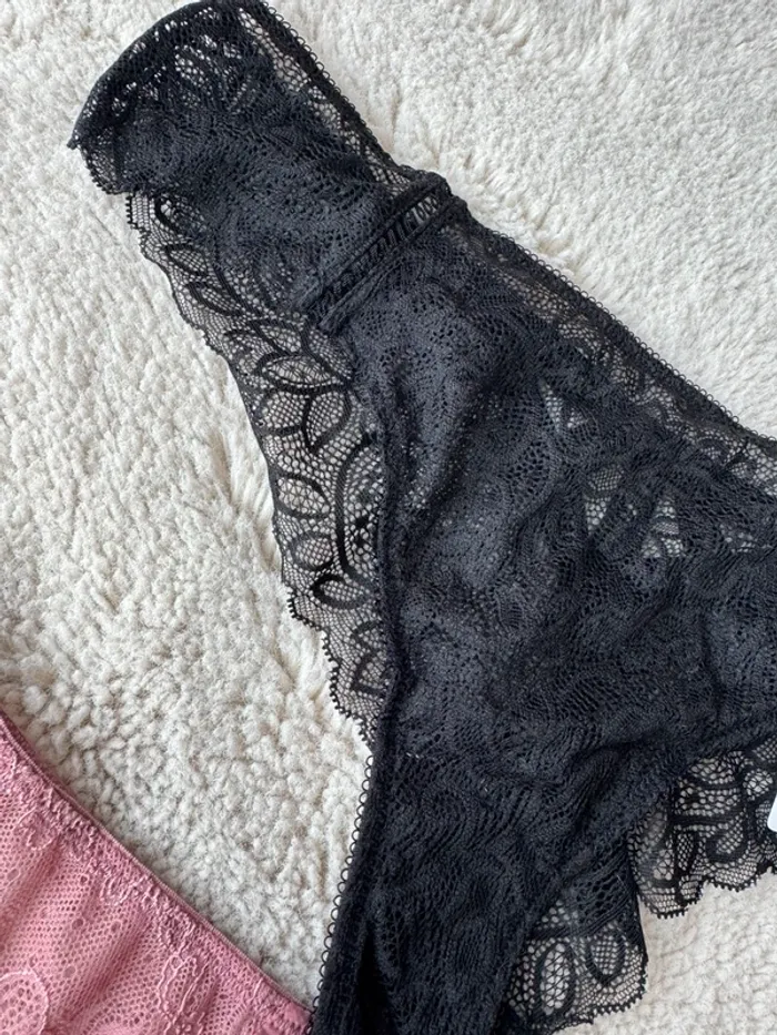 🩲Lot 2 shorty en dentelle - taille L - undiz - C&A - neuf avec étiquette - photo numéro 2