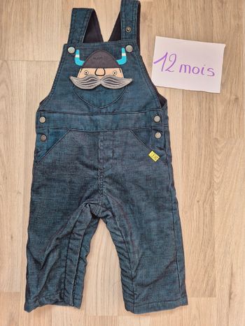 Salopette "DPAM" 12mois neuve