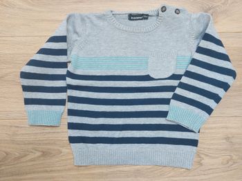 Pull rayé en coton In Extenso 86 cm (18 mois)
