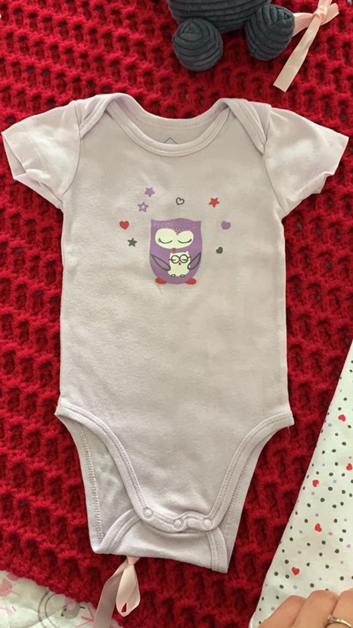 Lot de 2 bodies TEX Baby 9 mois - photo numéro 2