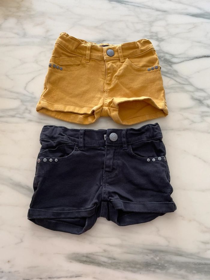 Lot de 2 shorts catimini 6 ans