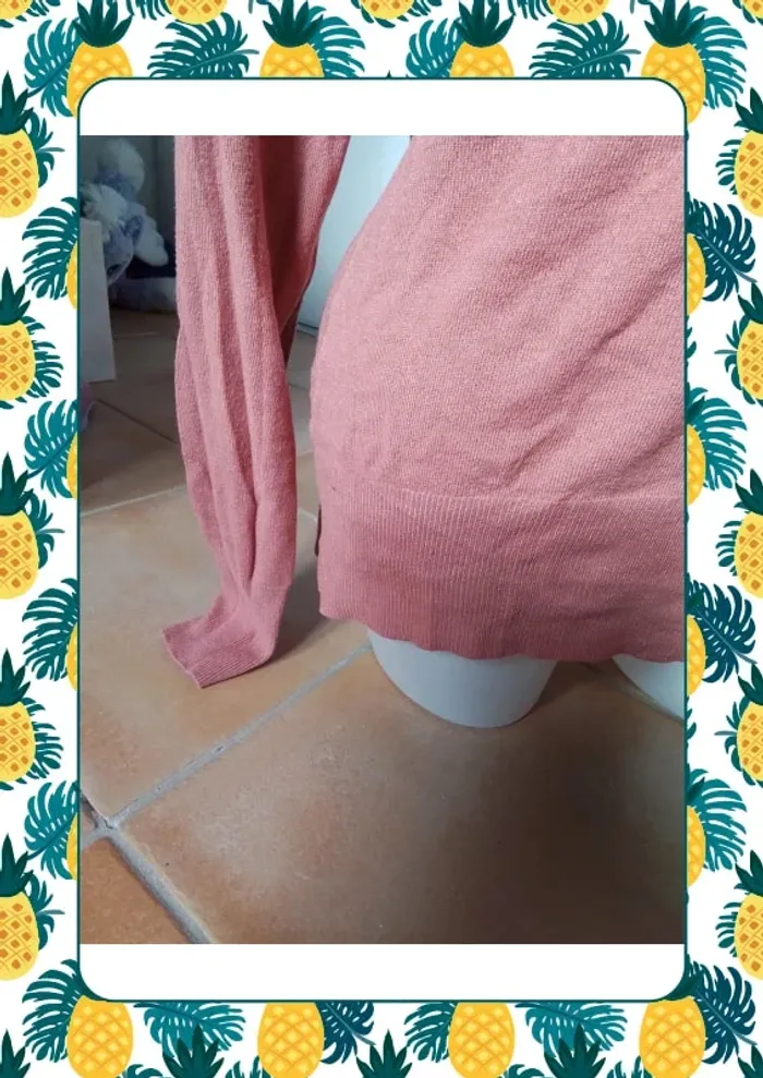 Pull fin rose saumon - photo numéro 6