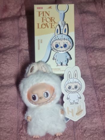 Popmart Labubu Pin For Love Letter H