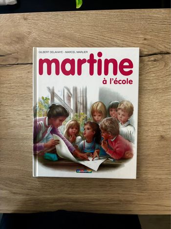 Livre Vintage Martine à l’école pour Enfants