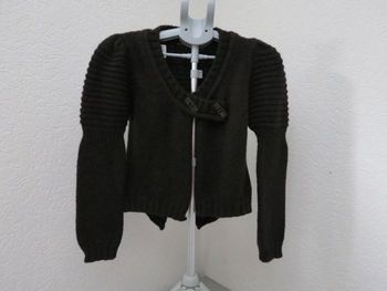 🖤 gilet marron lunatisme alpaga mérinos 🖤