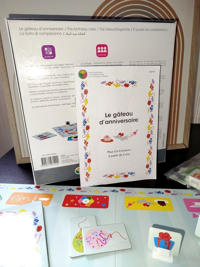 🟠 Oxybul Jeu de société le Gâteau d'anniversaire - photo numéro 2