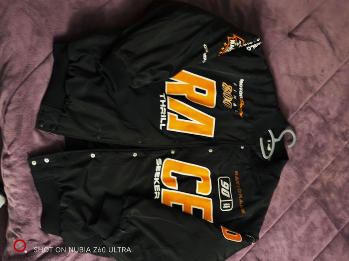 Veste moto race