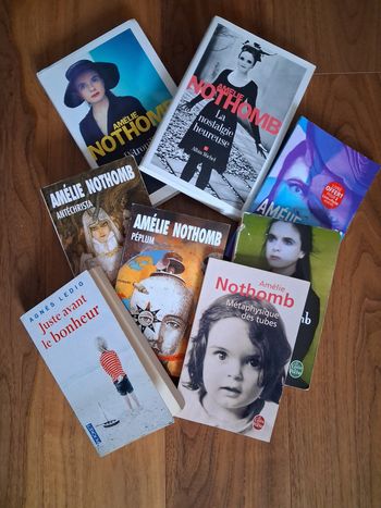 Lot 8 romans dont 7 d’Amélie Nothomb et 1 d'Agnès Ledig