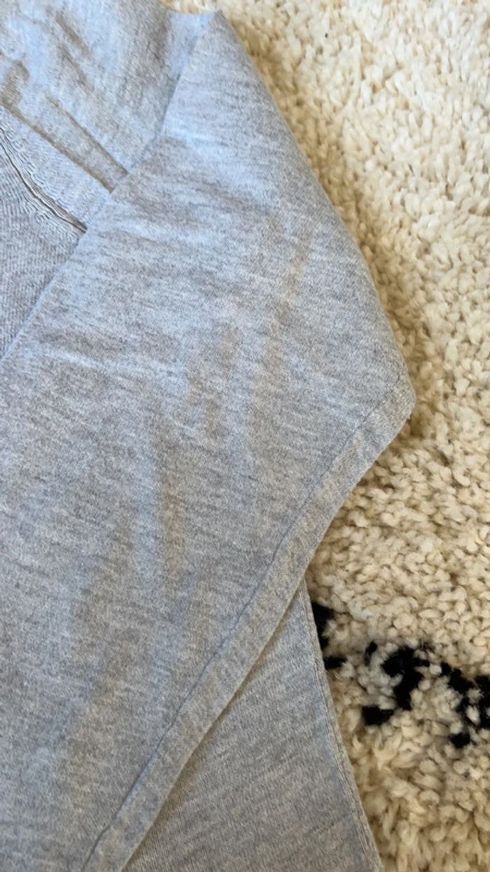Pull col V Camaïeu (gris), L / 40 / 12 - photo numéro 5