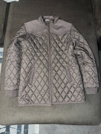 Parka marron glacé