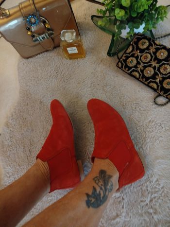 Bottines daim cuir Rokynori
