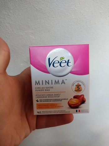 Veet Minima Cire Chaude au sucre à l'huile d'Argan