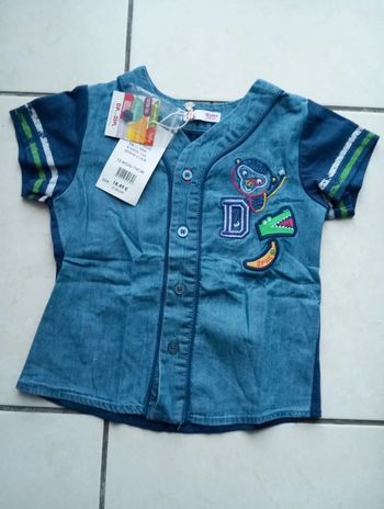 Tee-shirt / chemise DPAM taille 12 mois