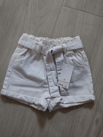 Short d'été fille taille 7 ans neuf lulu castagnette