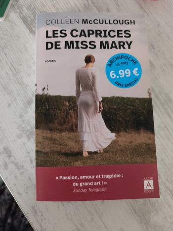Les caprices de miss Mary. Colleen mc cullough