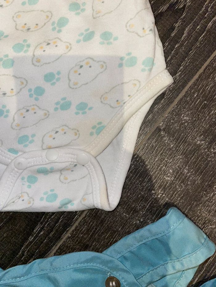 Ensemble salopette 0-1 mois - photo numéro 7