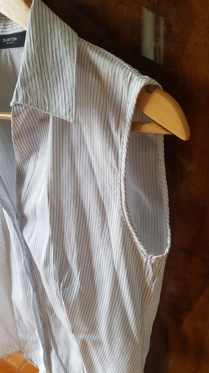 Chemise manche courte rayée - photo numéro 4