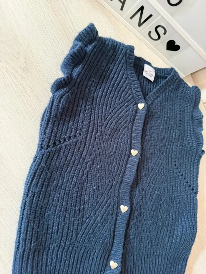Gilet chaud sans manches TAO 5 ans Marine - photo numéro 4