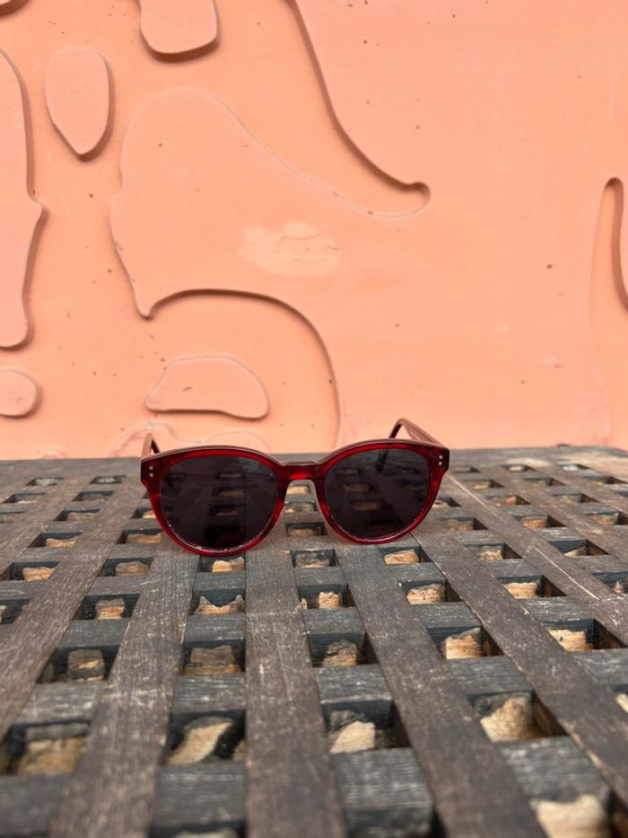 Lunettes de soleil Jimmy Fairly X Le Jura rouge Aristide - photo numéro 2