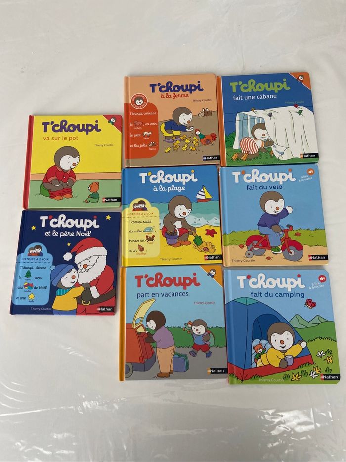 Lot de 8 livres tchoupi