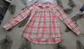 Chemise à carreaux fille Orchestra 10 ans