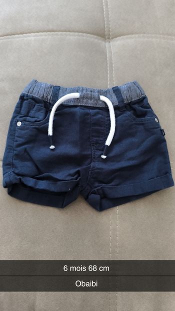 Short 6 mois obaibi