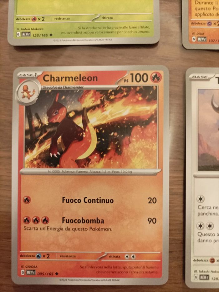 Lot de 9 cartes Pokemon 151 Insecateur Tygnon Magmar Reptincel Elektek Ronflex - photo numéro 5
