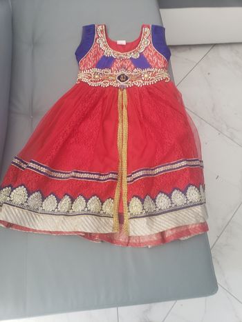 Robe indienne diamants 6-9 ans