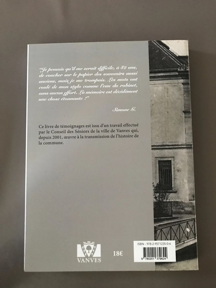 Livre Vanves mémoire d’une ville - photo numéro 2