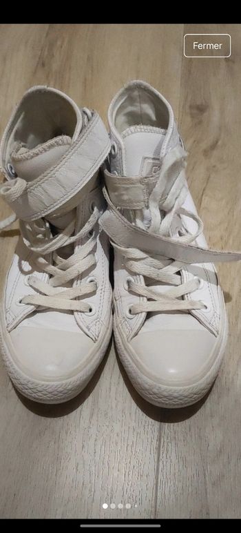 Converse montante en cuir taille 36