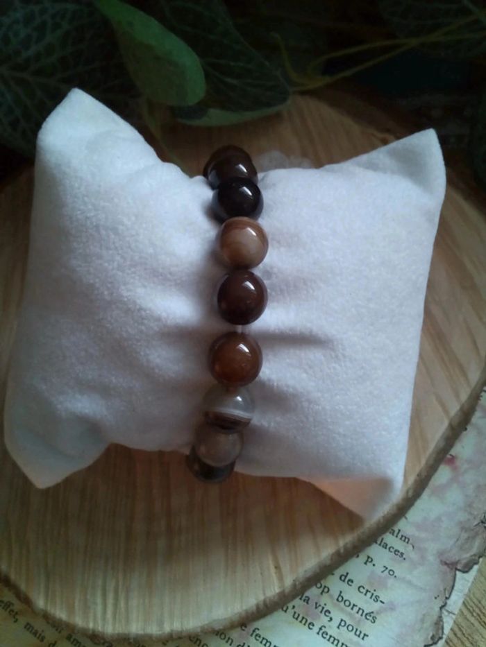 Joli bracelet agate du Botswana - photo numéro 4