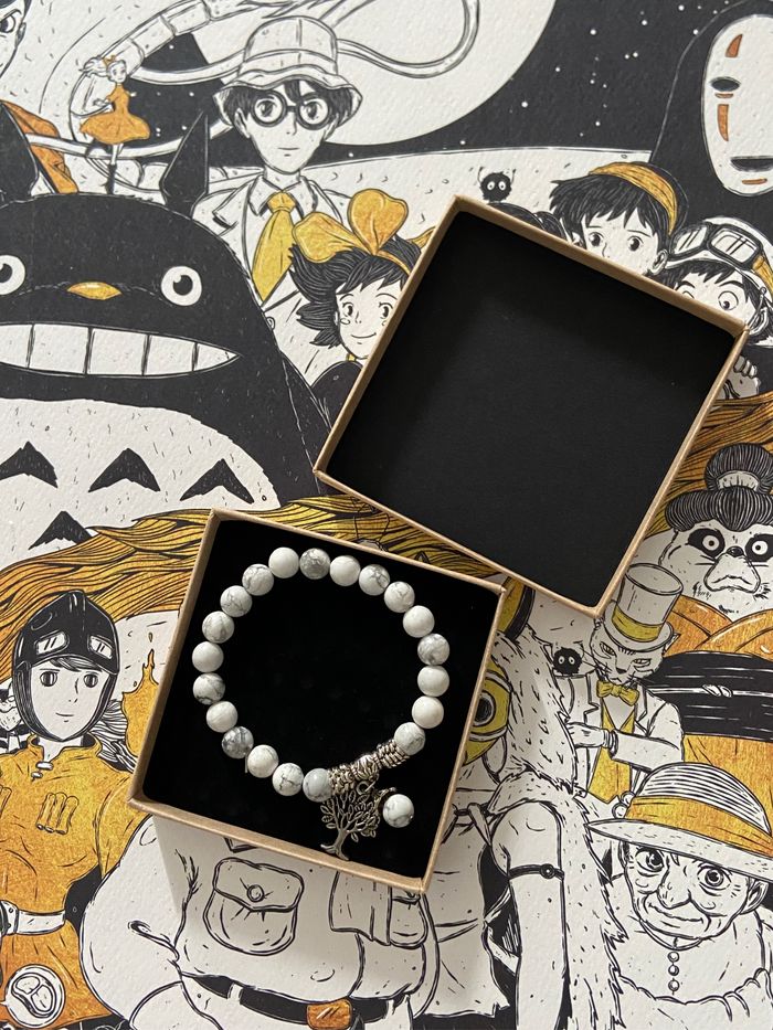 Bracelet zen pierre naturelle Howlite