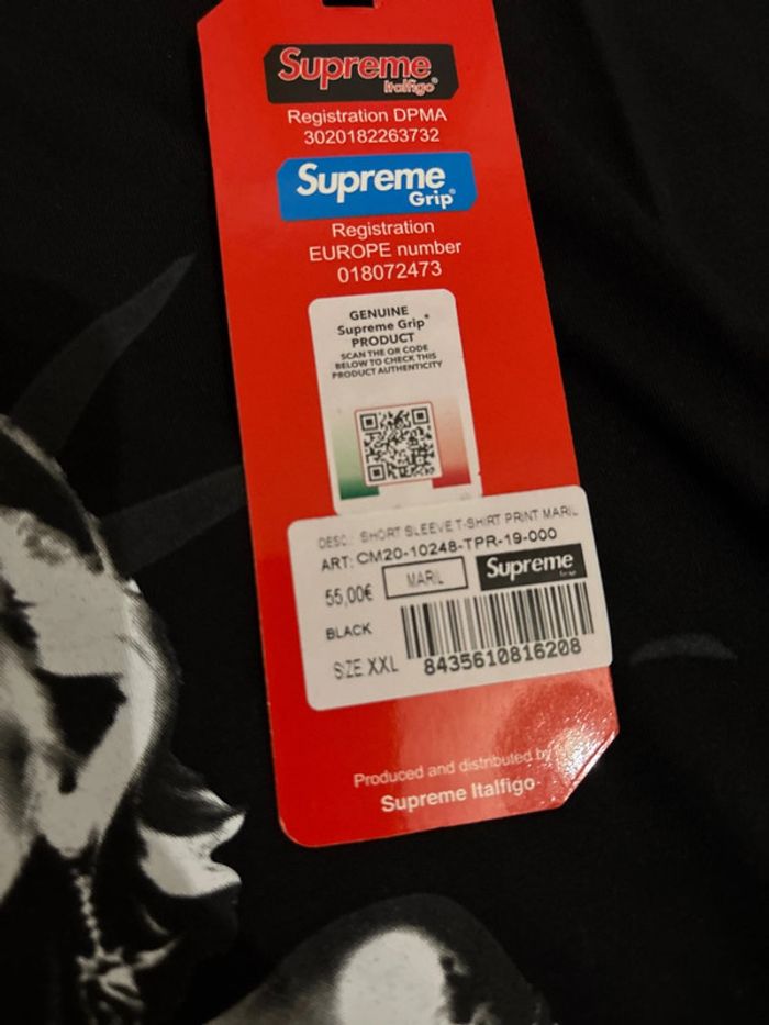 Tee shirt supreme grip - photo numéro 3