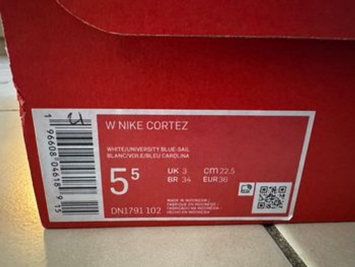 Basket Nike sportswear Cortez  W White cuir  36 - photo numéro 8