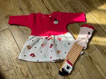 Robe avec collant