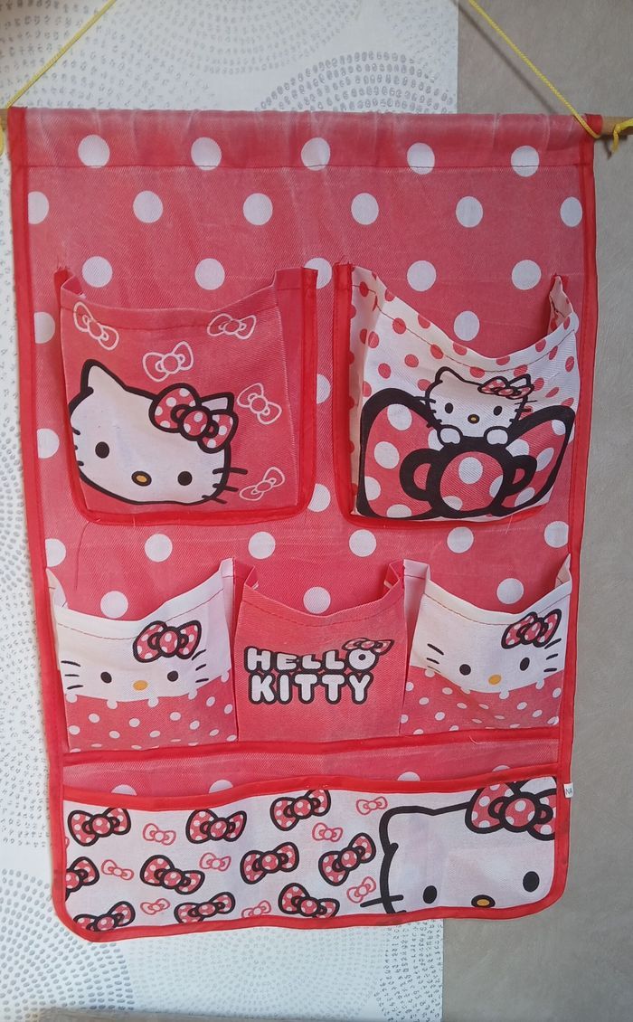 Toile rangement hello kitty - photo numéro 2