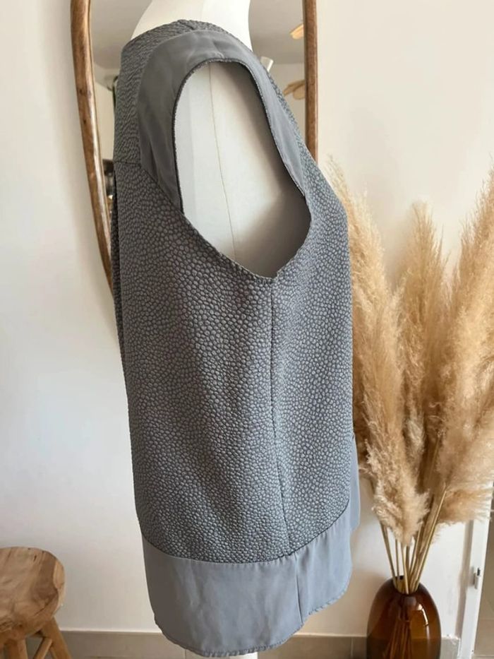 Blouse manches courtes grise Scarlet Roos - photo numéro 3