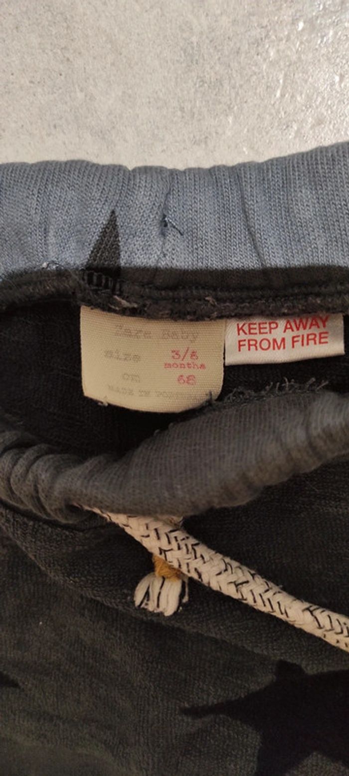 Pantalon type sarouel 6 mois Zara Kids - photo numéro 2