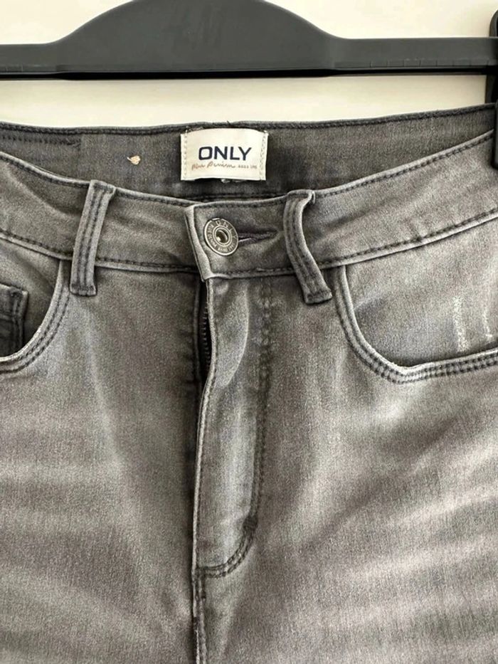 Jean Only skinny gris femme – Taille haute S/34 only & stretch, ultra flatteur - photo numéro 6