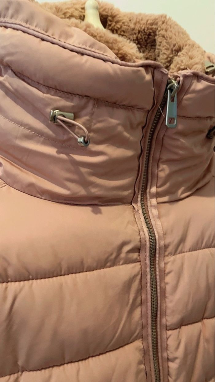 Doudoune rose poudré ZARA - photo numéro 6